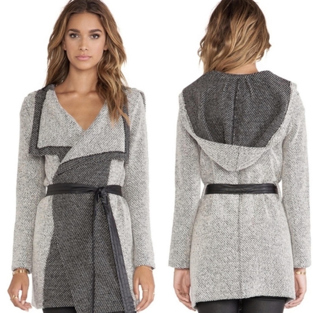 BB Dakota Women's Axen Color-Block Hooded Coat